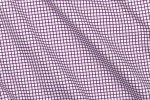 Close up view of Purple Check Shirt Fabric