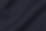 Close Up view Pocket Square Mahattan Midnight Fabric in super 130s wool