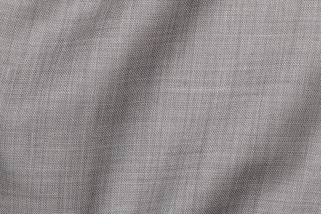 Close up view of Brixton Grey Fabric in Super 130s