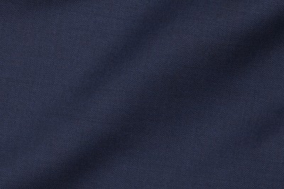 Close up view of Bohemian Navy Fabric in Super 130s