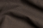Close up view Pocket Square Brown Plain Fabric in Super 120s